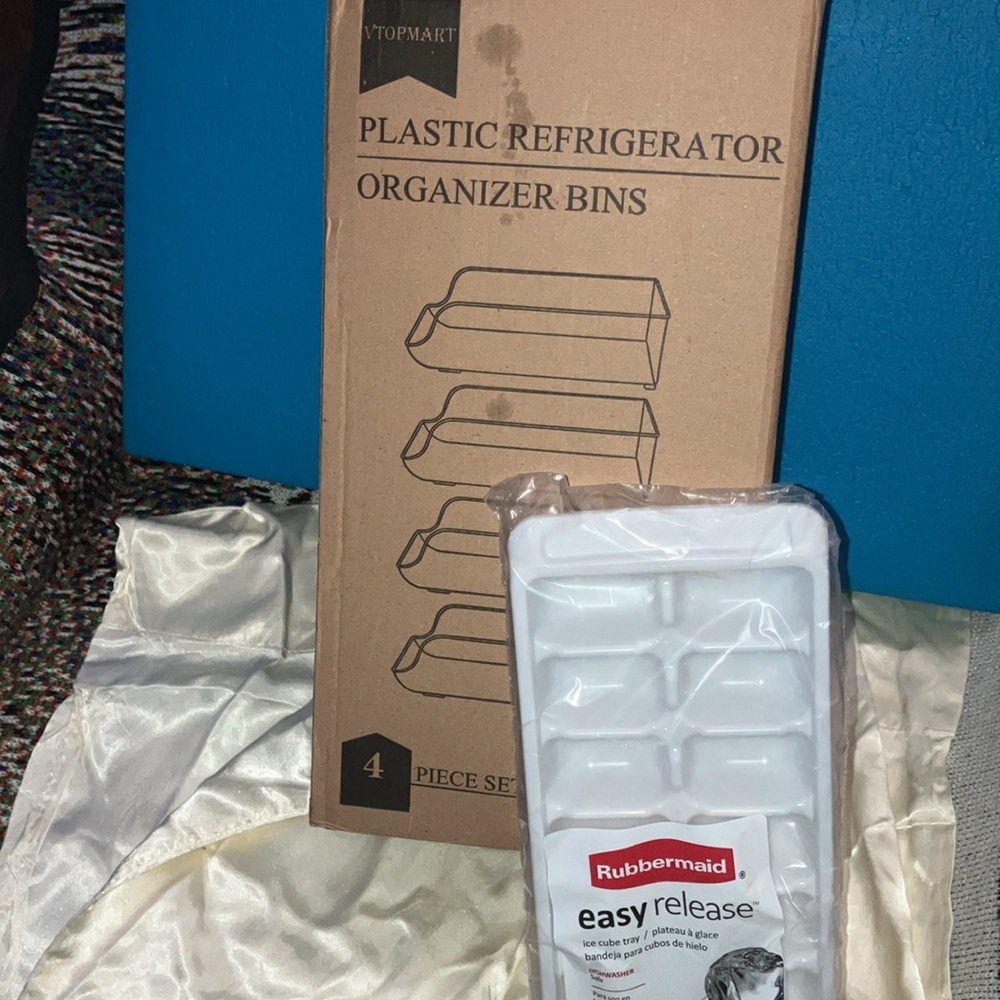 FREE plastic refrigerator, organizer & Rubbermaid ice tray, with $29+ purchase